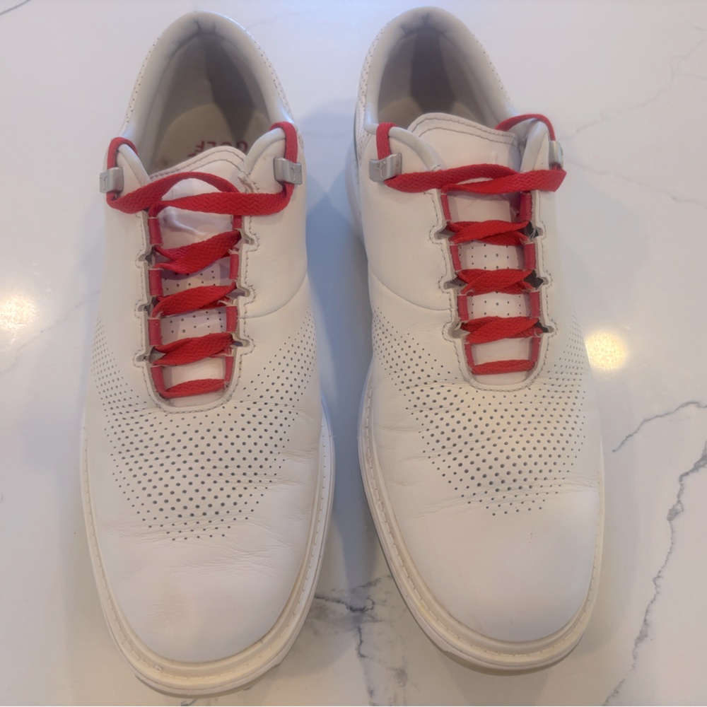 White and Red Jordan ADG 4 Golf Shoes!!!